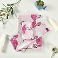thumbnail image 6 of GZHJMY 3-Piece Towel Set,Pink Flamingo Polka Dot Bath Towel Sets, 1 Bath Towel, 1 Hand Towel, 1 Washcloth, Pink Flamingo Watercolor Polka Dot Absorbent Soft Towels Quick Drying for Bathroom, 6 of 7