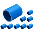thumbnail image 1 of Uxcell 10 Pcs Pipe Fitting 1" Coupling Adapter Socket x Socket Blue, 1 of 6