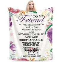 Friendship Gifts Blanket, Birthday Gifts for Best Friend Woman Bestie Gifts for Women 40” x 50”