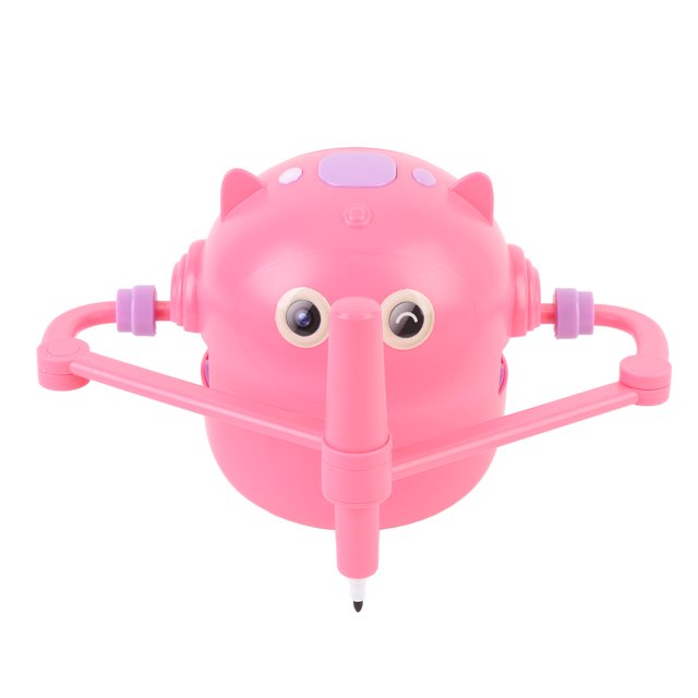Interactive Educational Drawing Robot, Painting Learning Drawing Robot with 100 X Basic Cards, Art Artist Painting Learning, 2 X Pens, 12 X Watercolor Pens