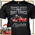thumbnail image 2 of Dirt racing Personalized T-shirt, Dirt track racing custom photo t-shirt,father's day Xmas gift for Dirt track racers Print on the front (BK422), 2 of 5