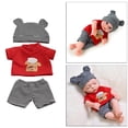 thumbnail image 4 of 3x Ropa de Bebé Yotijar Disfraces Pijamas para muñecas de 30 cm, 4 of 4
