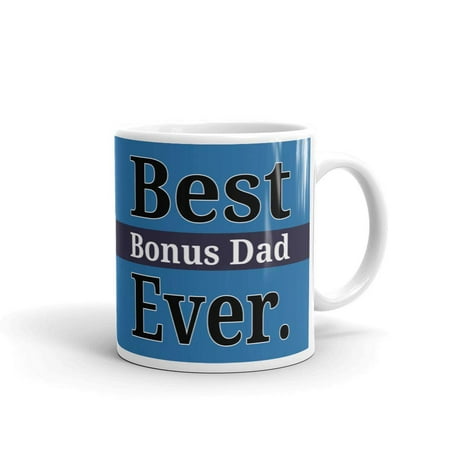 Best Bonus Dad Ever Father's Day Coffee Tea Ceramic Mug Office Work Cup Gift 11