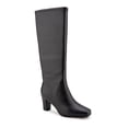thumbnail image 2 of Aerosoles Chai Women's Boots Black Stretch Faux Leather Size 7.5 M, 2 of 4