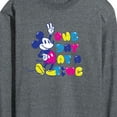 thumbnail image 3 of Disney - Mickey One Day At A Time - Men's Long Sleeve Graphic T-Shirt, 3 of 5