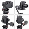 thumbnail image 4 of Universal Aluminum Alloy Camera L Bracket Quick Release Plate, Vertical/Horizontal Switching for DSLR Gimbal, 4 of 9