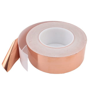 Zehhe Copper Foil Tape with Double-Sided Conductive - EMI Shielding,Stained  Glass,Soldering,Electrical Repairs,Paper Circuits,Grounding (1/4inch)
