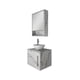 thumbnail image 3 of Mueble para Baño Completo con Lavamanos, Monomando y Botiquín con Espejo, Gabinete Moderno con Almacenamiento Amplio, Diseño Elegante y Funcional., 3 of 6