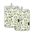 thumbnail image 7 of Yayeee Pot Holders Kitchen Heat Resistant with Pocket 7"x9.8" Cotton Oven Cooking Hot Pads, Lush Greenery, 7 of 7