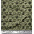 thumbnail image 1 of Soimoi Polyester Crepe Fabric Bird,Fish & Ship Ocean Print Fabric by Yard 52 Inch Wide, 1 of 3