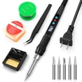 thumbnail image 1 of Kit de soldador Crtsweker 100W con pantalla LED 180-500 °C, 1 of 7
