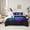 Blue Purple, variant on Feelyou Grey Games Controller Bedding Comforter Set 7 Pieces, Abstract Stripes Full Bedding Set, Teens Kids Boys Girls Reversible Fitted Sheet Flat Sheet, Microfiber Bedroom Decor