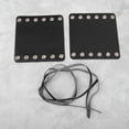 thumbnail image 3 of Motorcycle Leather Handlebar Hand Grip Covers Motorcycle Modification Accessories(Black), 3 of 10