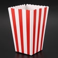 thumbnail image 4 of 12 Cinema Stripes Treat Party Small Candy Favour Popcorn Bags Boxes,red, 4 of 7