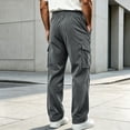 thumbnail image 5 of StSilkitty Baggy Pants for Men Elastic Waist Fishing Hiking Pants with Pockets Athletic Running Sweat Pants, 5 of 7