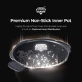 thumbnail image 2 of CUCKOO 6-Cup Pressure Rice Cooker, 13 Modes: White Rice, Brown Rice, GABA, Porridge, Mixed Grains & More, CR-P0609S, Black, 2 of 8