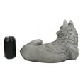 thumbnail image 5 of Resting Wise Gray Lone Wolf Figurine Timberwolves Pack Decorative Decor Statue, 5 of 10