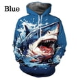 thumbnail image 5 of Sudadera con capucha con estampado 3D de tiburón, sudadera informal divertida con animales para hombres y niños, sudaderas holgadas de gran tamaño con gráficos, ropa de calle, 5 of 5