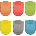 thumbnail image 4 of Advantus Magnetic Cabinet/Locker Clip 1" Length x 0.5" Width - 40 Sheet Capacity - for Notes, Photo, Memo, Message - Magnetic, Self-adhesive - 6 / Pack - Assorted - Ceramic Magnet, 4 of 6