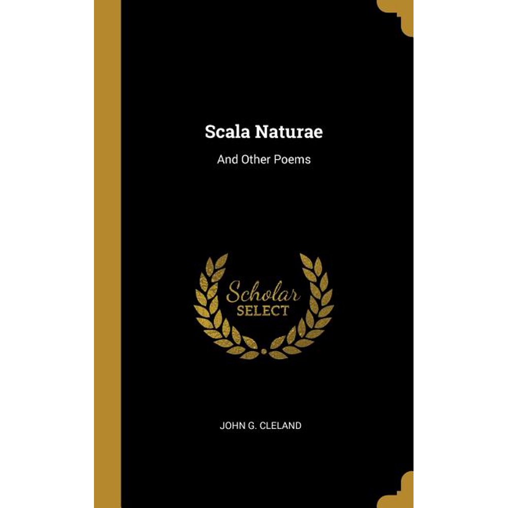 Scala Naturae And Other Poems (Hardcover)