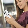 thumbnail image 6 of Case Made for iPhone 15 Pro Max 6.7 Inch (Compatible with MagSafe) Anti-Yellow Clear Phone Case Anti-Scratch Shockproof Protective Slim Case for Women Men - Purple, 6 of 12