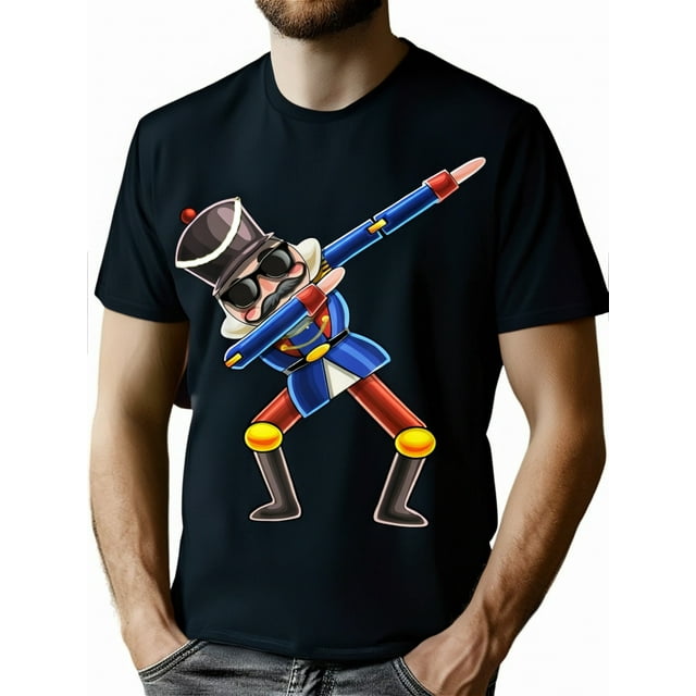 Dabbing Nutcracker Christmas Costume Nutcracker GIft T-Shirt - 220g