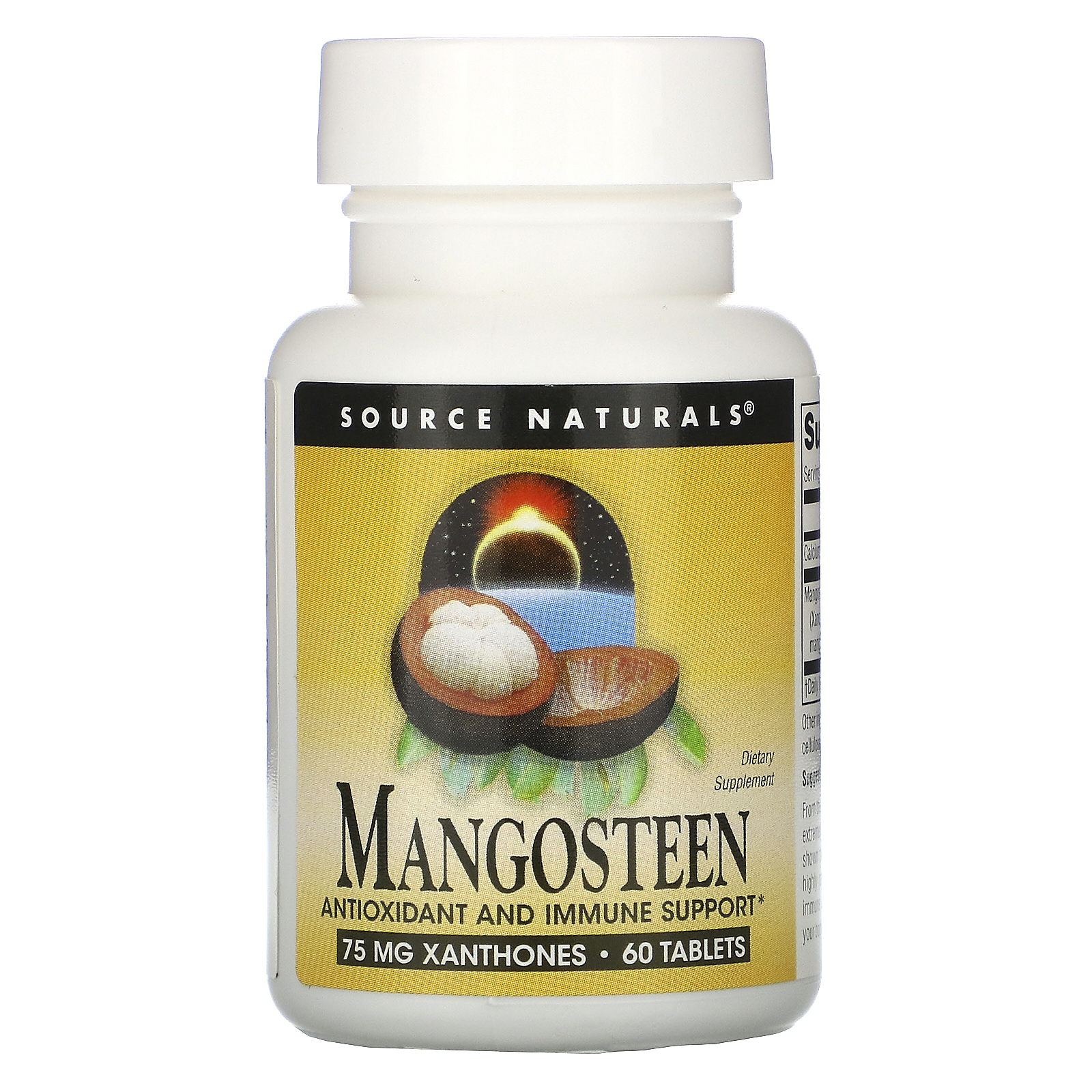 Source Naturals Mangosteen 75 mg. 60 Tablets