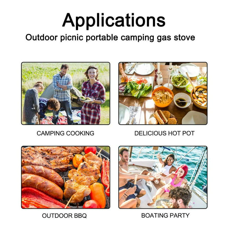 Camplux Dual Fuel Propane & Butane Stove with Carrying Case, Portable  Camping Stoves with CSA Certification