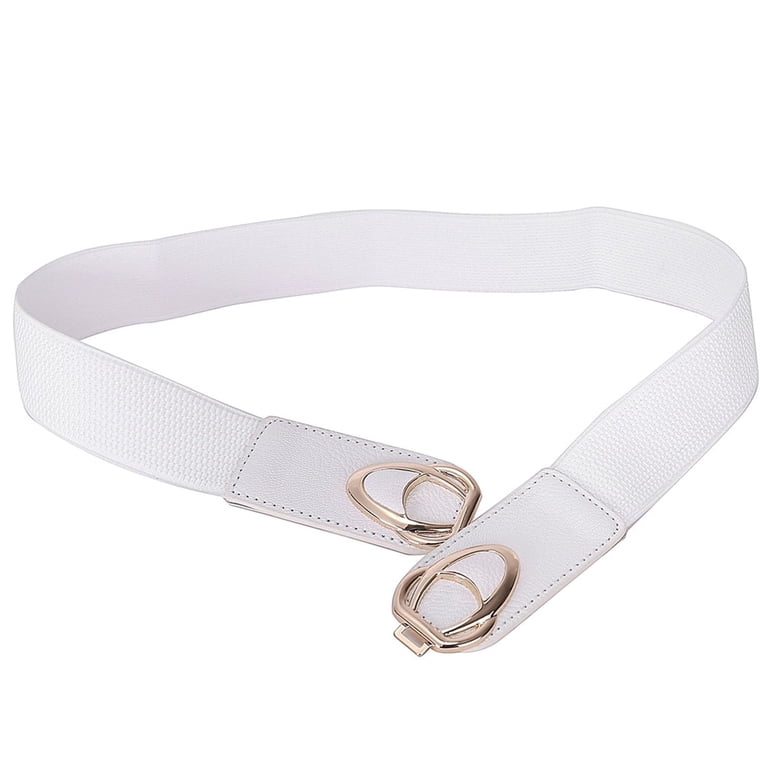 Generic Vintage Women Stretchy Wide Belt Chunky Buckle  display picture 3