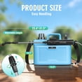 thumbnail image 6 of Battery Powered Sprayer 2 Gallon, Powerful Electric Garden Sprayer, Rechargeable Weed Yard Lawn Sprayers with 4 Mist Nozzles, Retractable Wand, Adjustable Shoulder Strap, 6 of 8