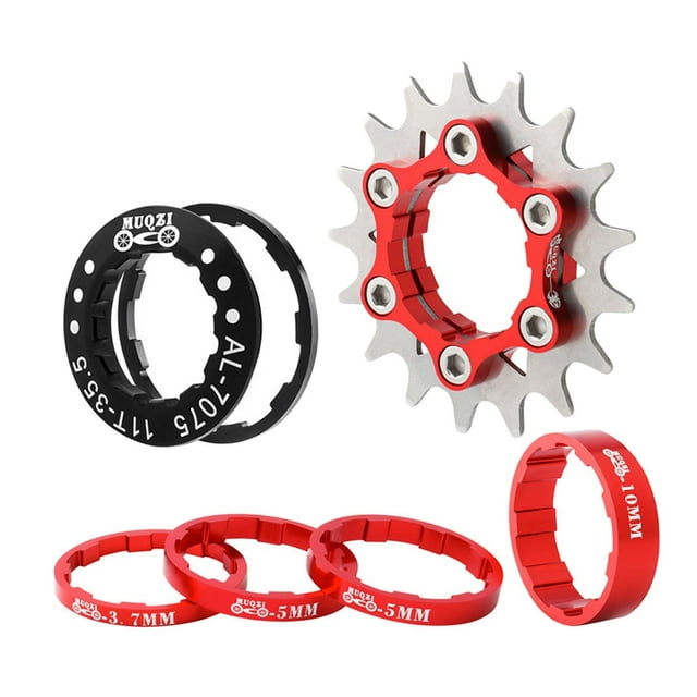 Roue Libre Pignon Roue Libre Simple €‹Â€ Accessoires de Roue Libre Vitesse Rouge