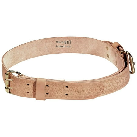 Ironworker's Heavy Duty Tie-Wire Belt - Large, Tan