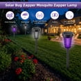 thumbnail image 2 of Jinyi Solar Insect Killer, Bug Zapper Torch with LED , Area Bug Zapper,Mosquito Repellent Outdoor for Patio-2pcs, 2 of 9