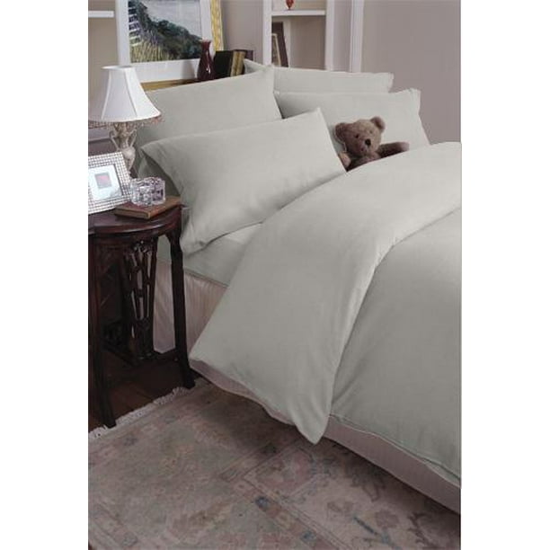 Flannel 100% Cotton Sheet Set Light Grey / King - Walmart.com - Walmart.com