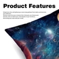 thumbnail image 2 of Galactic Space Elegant Velvet Covers - Set of 2, Decorative Bed Pillow Cases with Unique Patterns for Home Decor, Available in 16x16, 18x18, and 20x20 Inches, 2 of 6