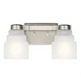 thumbnail image 3 of 55011NI Kichler Lighting Vionnet - 2 Light Bath Vanity Approved for Damp Locations - with Transitional inspirations - 7.5 inches tall by 14.5 inches, 3 of 6
