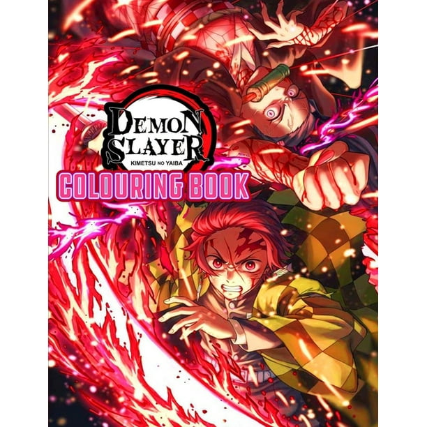 Demon Slayer Colouring Book : , More then 30 high quality illustrations .Demon Slayer Coloring Book, Demon Slayer Manga, Anime Coloring Book ... ...