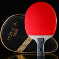 thumbnail image 3 of Mosiee Table Tennis Paddle 9 Stars Carbon Fiber Single Training For Ping Pong Rackets, 3 of 9