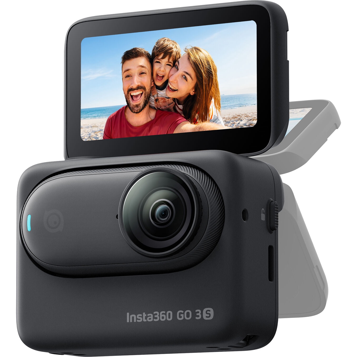 Insta360 GO 3S - 128 GB Black 4K Camera + Insta360 GO 3S Action Mount Set + 50-in-1 Accessory Kit + Travel Case