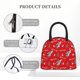 thumbnail image 4 of Balery Christmas Deer 1 Bolsa de Almuerzo para Mujeres, Caja de Almuerzo, Bolsa de Almuerzo Pequeña Impermeable, Tote de Almuerzo Reutilizable con Gran Capacidad, 4 of 6