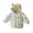 White, variant on Hooded Puffer Jackets for Baby Lightweight Packable Bear Ears Cute Print Coats Toddler Comfy Soft Outerwear