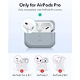 thumbnail image 2 of Funda para AirPods Pro 2 ESR HaloLock con cordón gris, 2 of 9
