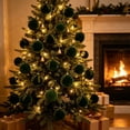 thumbnail image 5 of Solid Velvet Christmas Ball Ornament Set Fabric Hanging Baubles for Xmas Tree Holiday Decor, 5 of 6