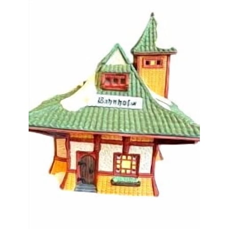 Department 56 Heritage Village Collection: Alpine Village Series "Bahnhof" (5615-4)
