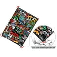 thumbnail image 5 of SaniMore for iPad Pro 11" 4th/3rd/2rd/1st Generation 2022/2021/2020/2018 Case, Auto Sleep/Wake, Rugged PC Case with Tri-Fold Kickstand [Support 2nd Gen Pencil Charging], Fit iPad Air 4/5, Graffiti, 5 of 11