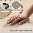 thumbnail image 6 of ODIKA 9'x12' Beige Modern Abstract Geometric Shapes Washable Area Rug Minimalist Scattered Dots Curved Lines Artistic for Master Suite, California King, Under Bed, Non-Shedding, Easy Care, 6 of 7
