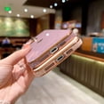 thumbnail image 5 of Compatible with iPhone 14 Pro Max Case Luxury Plating Love Heart Case Soft TPU Silicone Shockproof Camera Protective Cute Case for iPhone 14 Pro Max 6.7" for Women Girl Purple, 5 of 13