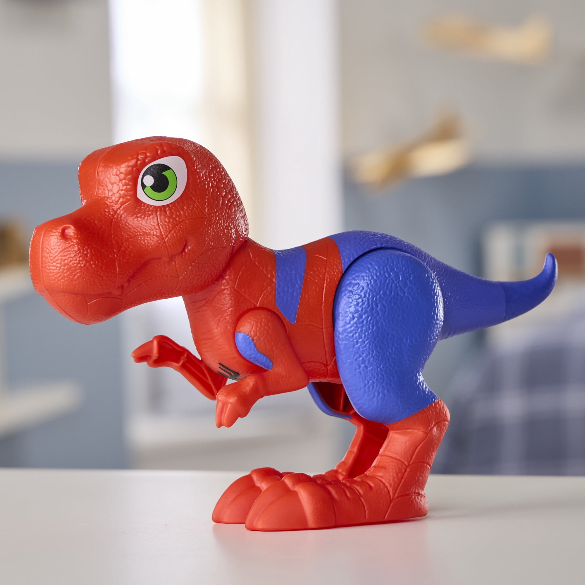 Marvel Spidey and His Amazing Friends Spidey-Rex Dinosaur Toy, 9” Supersized Action Figure, Ages 3+