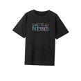 thumbnail image 3 of Camiseta de mujer Ropa de verano Moda Cuello redondo simple para deportes y camping Negro, 3 of 7
