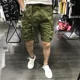 thumbnail image 5 of Pantalones cortos para hombre, cintura elástica con bolsillos, pantalones cortos cargo verdes para hombre, Y2k, ropa elegante y cómoda, nueva en Harajuku suelta, 5 of 5